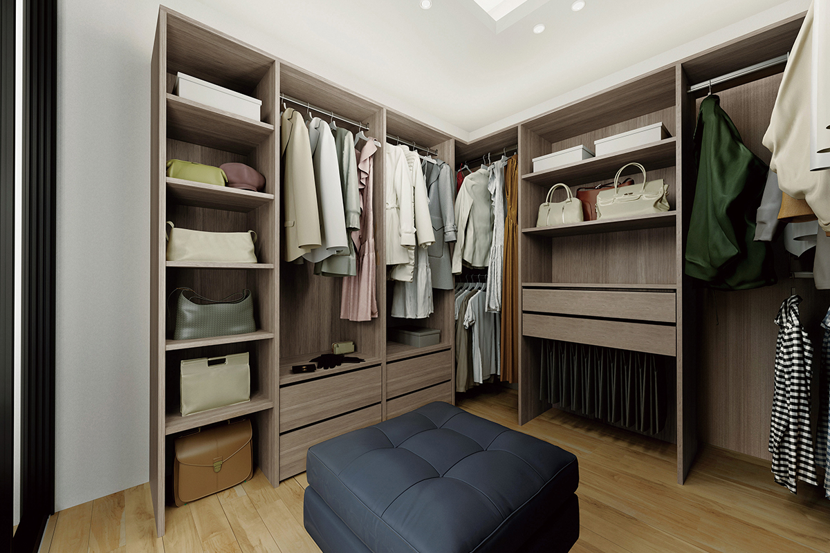 ウォークスルータイプのファミリークローゼット間取りやサイズを隅々までご紹介 - UNAGISM