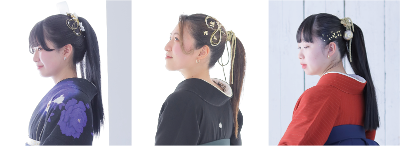 小学生の袴に似合う髪型とは？簡単に作れる人気ヘアアレンジ特集袴レンタルは晴れ着の丸昌 卒業時装卒業式の袴 ハカマ 全国宅配送料無料