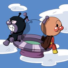 ミニワッペン それいけアンパンマン ばいきんまんワッペン・アップリケ・ステッカー・バッジ通販 ワッペンストア本店