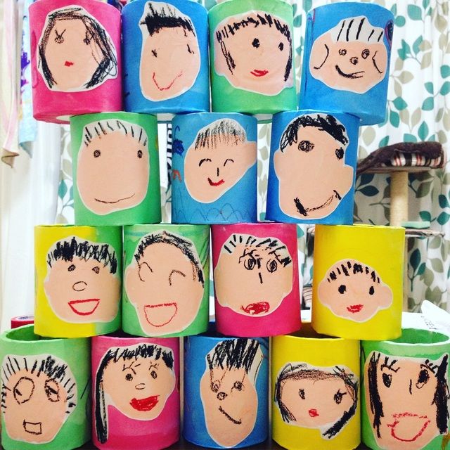 ♪たのしいようちえん♪ 幼稚園の製作♪