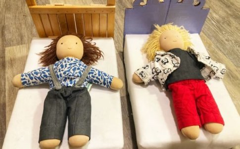 作り方：簡単人形用抱っこ紐 - 今日これ作りました