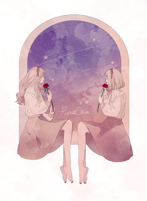 ペア画フリーイラスト10個 女の子・男の子 Kakko🌸🌈