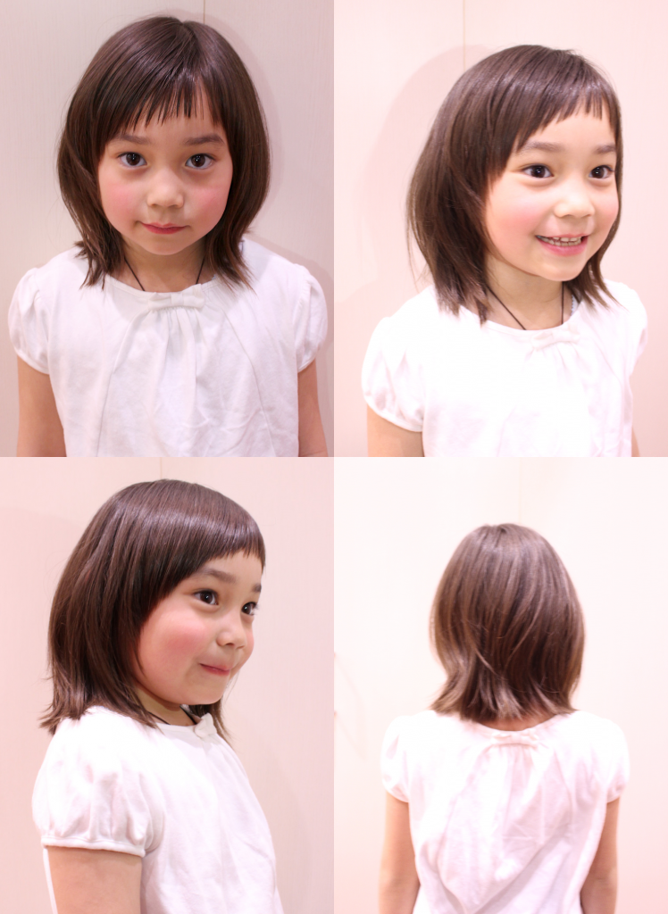 ショートボブショートボブ女の子の髪型子どもの髪型女の子ショートキッズ髪型キッズヘアスタイルショートヘアチョッキンズキッズサロン