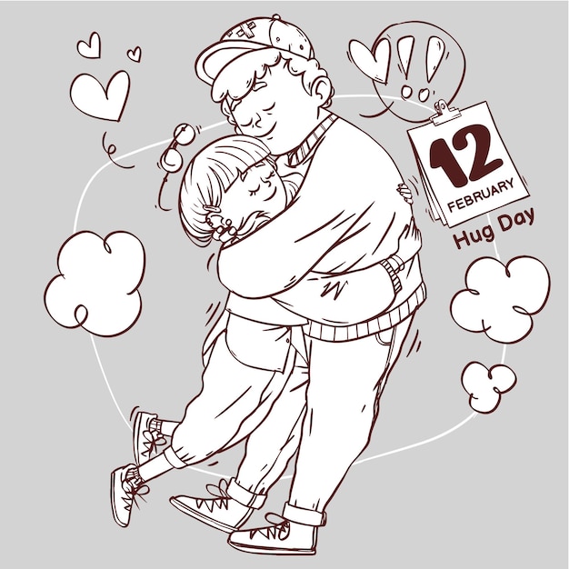 ハグするカップルイラスト - No: 23208760無料イラスト・フリー素材なら「イラストAC」