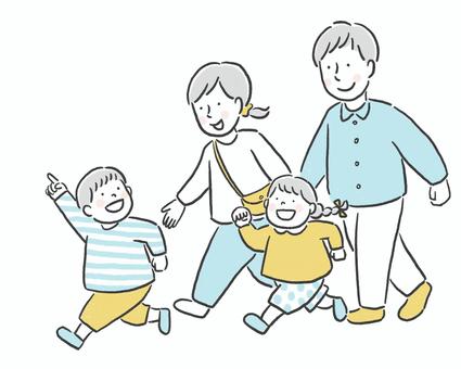 家族 ファミリー シンプルベクターイラストセット の Stock ベクターAdobe Stock