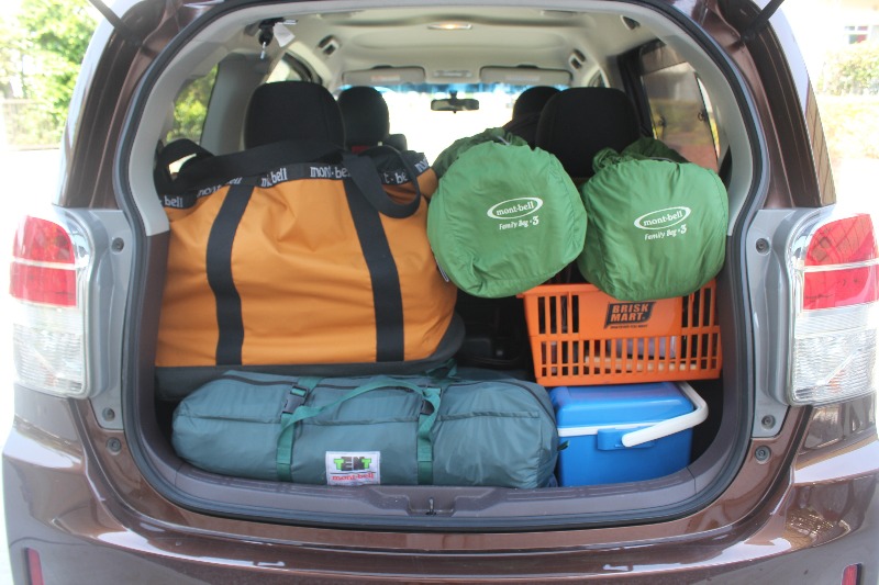 ファミリーキャンプの荷物を少なくするコツキャンプ・アウトドアのTAKIBI タキビ