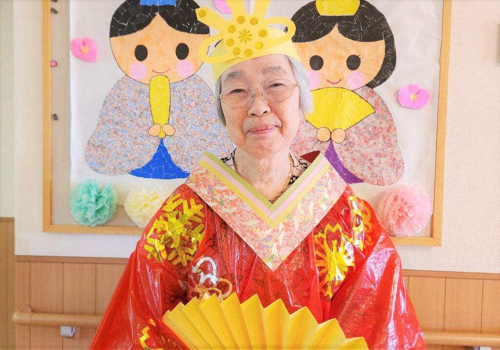 ひな祭り！GH横浜いずみレクリエーション株式会社メディカルケアシステム神奈川県の横浜・湘南エリアを中心に介護 付有料老人ホーム、認知症高齢者グループホーム、小規模多機能型居宅介護を運営