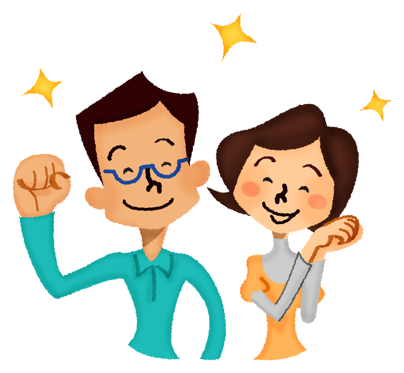 仲良く腕を組むカップルのフリーイラストフリーイラスト・クラシック フリクラ