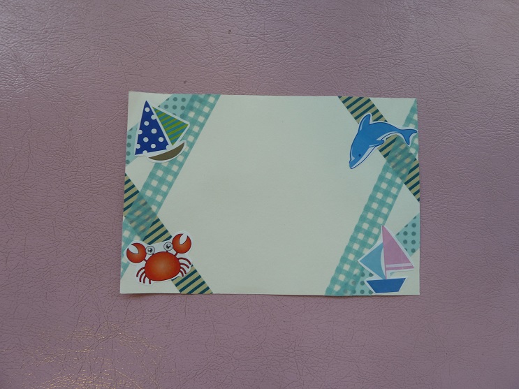 暑中お見舞い用 朝顔 花モチーフ 手作りハガキ カードセット - メルカリ