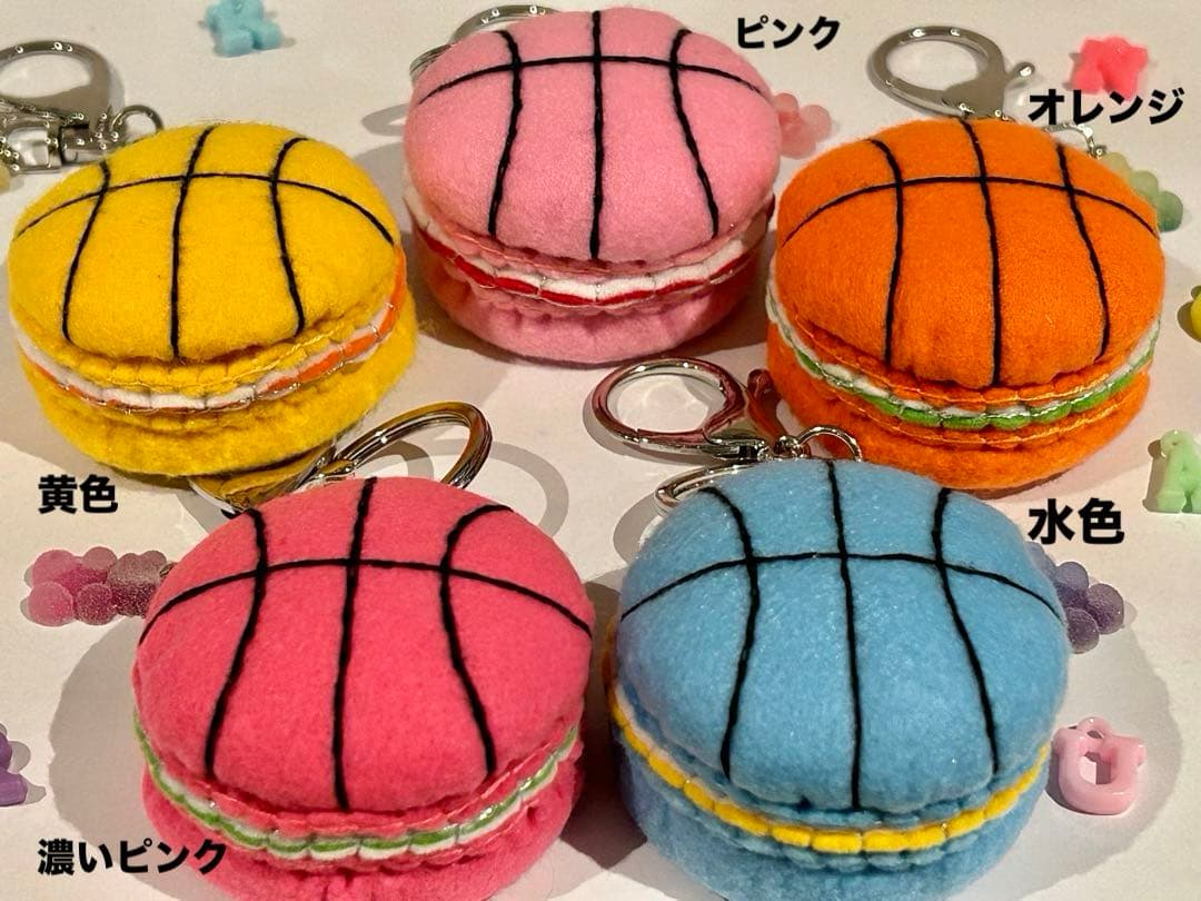 部活お守り バスケ部お守りの作り方 フェルトマスコット │koshirau 拵う こしらう