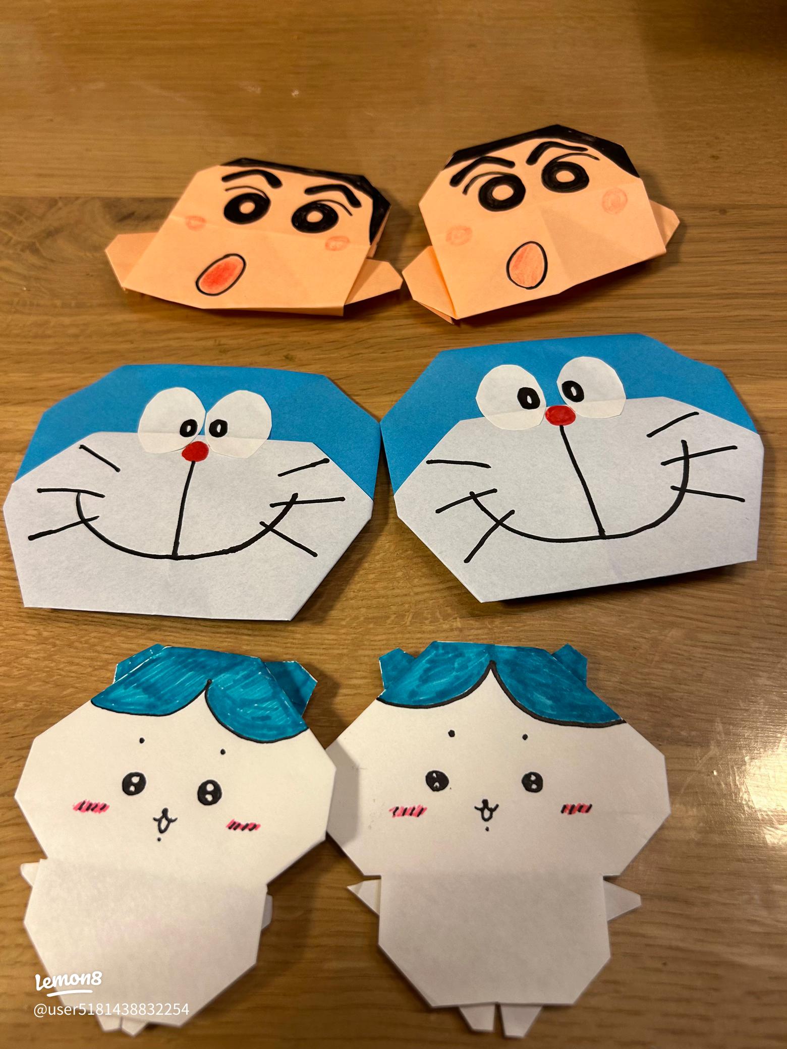 スイカゲームの折り紙キャラクターを踊ってみた