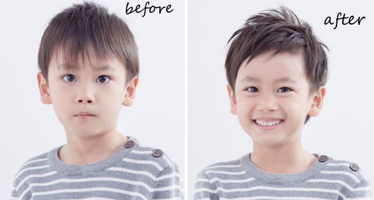 子供前髪伸ばしかけ男の子TikTok