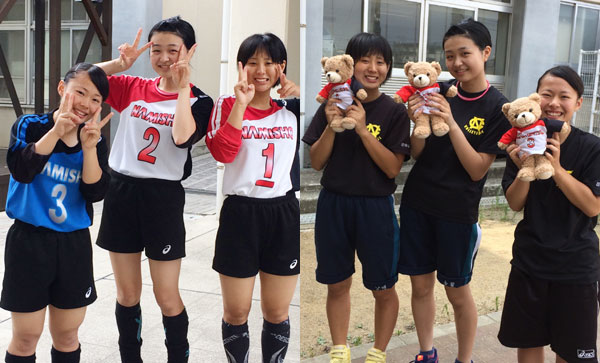 手作りアルバム バレーの仕掛けで１ページ埋めます