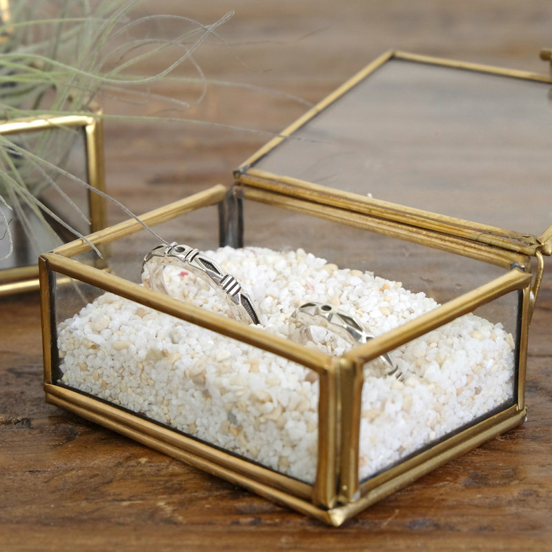 楽天市場 ガラスケース リングピローの通販