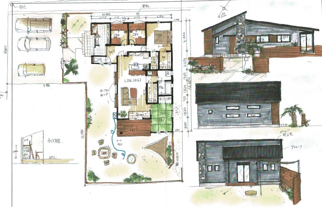 3畳の子供部屋のレイアウト 狭くてもロフトベッド・机・収納を確保！ - さくらこマンション