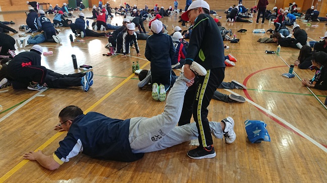 H27年7月7日 親子レク 2年生白馬村立白馬北小学校