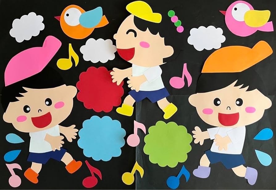 ☆ハンドメイド☆ 大きめ 壁面飾り 『運動会♪』 幼稚園 保育園 施設 掲示板♪