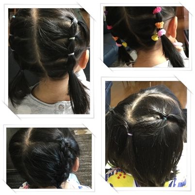 ハートツイン💓💓 今日は一段とぱや毛がすごい😳登園ヘア 幼稚園ヘア 髪型今日のヘアアレンジハートヘア ハートヘアアレンジ ツインテールキッズヘア子どもヘアアレンジヘアアレンジヘアアレンジ簡単キッズヘアアレンジキッズヘアツインテール