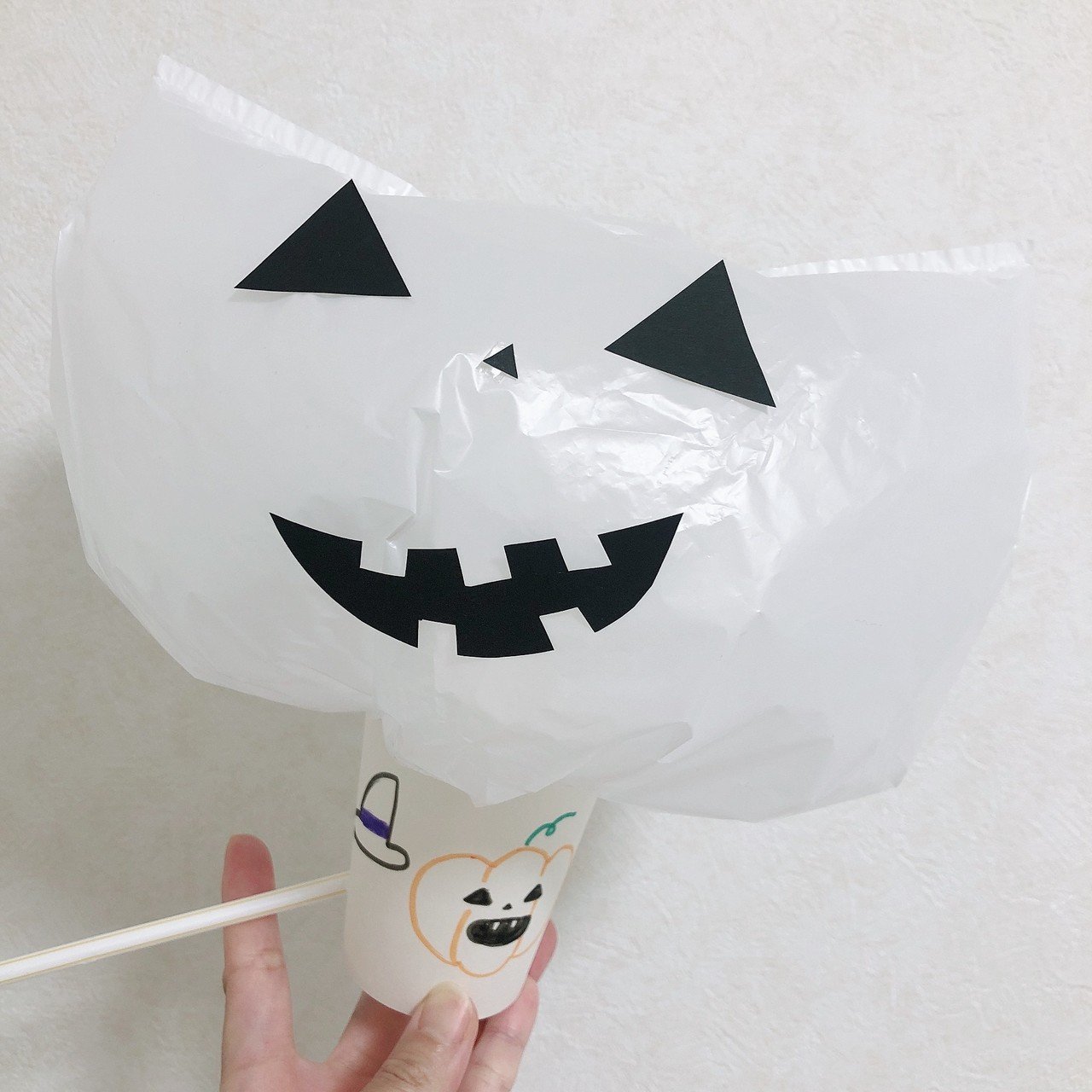 紙コップ工作！ハロウィンかぼちゃのお菓子入れバッグの作り方！ガムシャラナ子育て