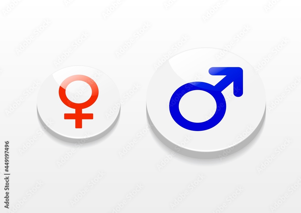 性別記号 男女マーク のイラスト - イラストの里