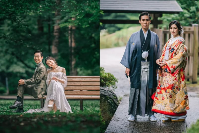 和装とドレスでフォトウェディング・前撮り・結婚写真フォトメゾンエクラン 横浜店