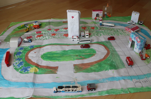 完成品 No.13 高速道路ミニカー・ジオラマ工房 Diorama Atelier for minicar