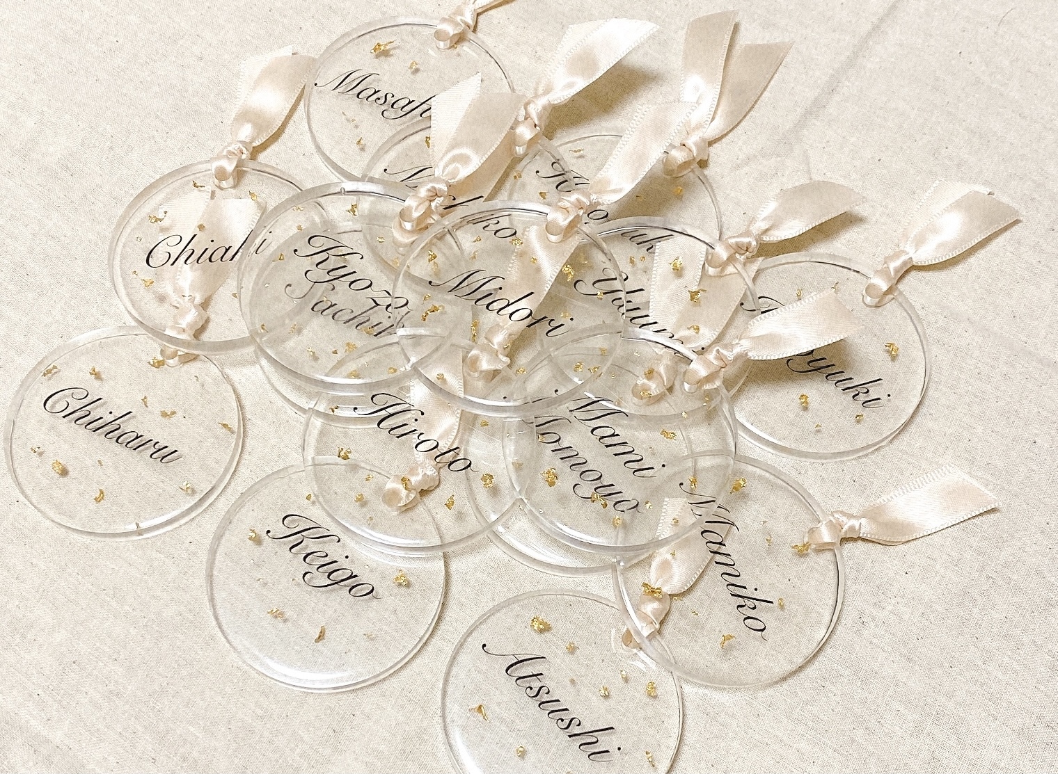 レジン 席札 ネームタグ ネームプレート キーホルダー ウエディング シェル 貝殻 その他オーダーメイド ღ a ღ 通販12677306Creema クリーマ