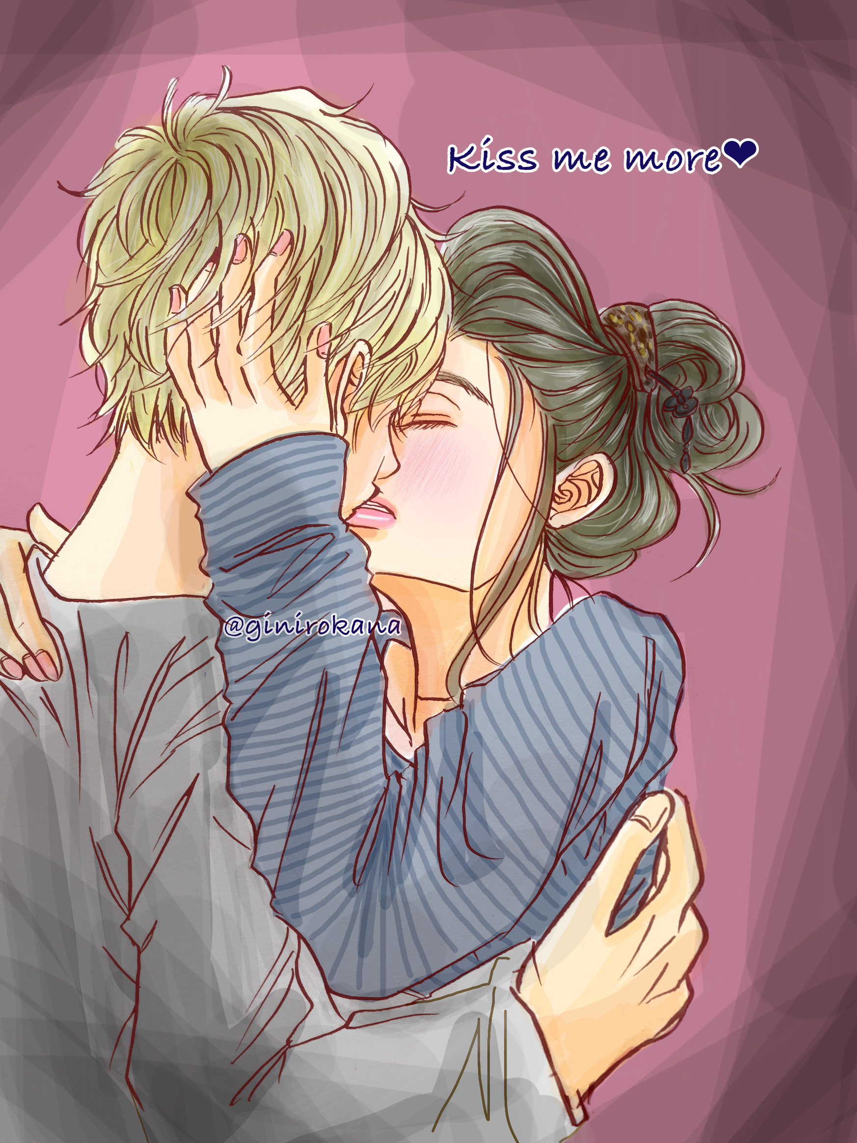 カップルイラストまとめ キス・理想のカップル・素材・ペア画・ケンカップル大人女子のライフマガジンPinky ピンキー