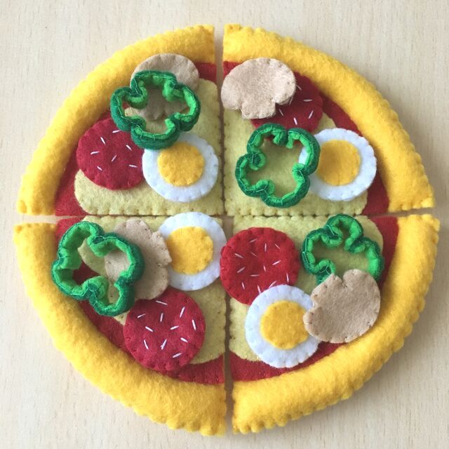 手芸 フェルト 手作りでおままごとフェルトを増やしてます♡LEE