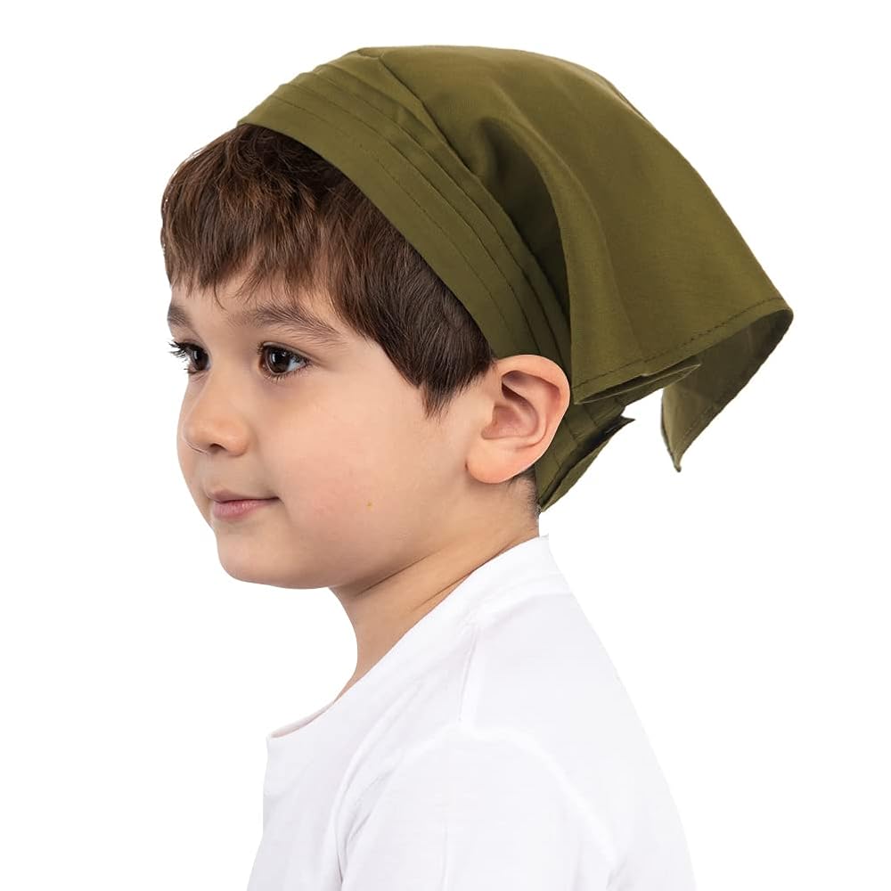 AmazonOTAKUMARKET 三角巾 こども 子供 キッズ 大人 さんかくきん マジックテープ おしゃれ 女性用 調理実習 綿100％ 2色M 子供用 , ネイビー エプロン・キッチンファブリック オンライン通販