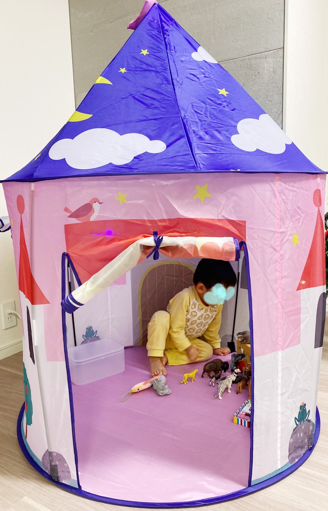 フライングタイガーのテントで息子のおうち 2ｙ3ｍ14ｄみん日記 2018年9月男の子出産☆