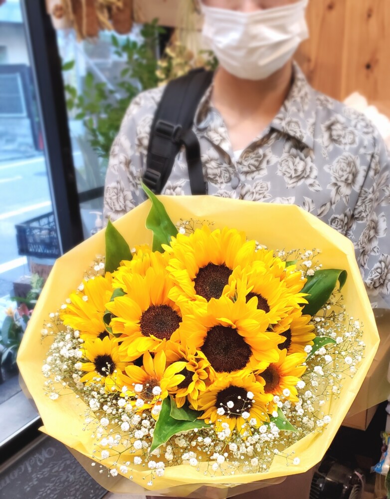 プロポーズの花束 ピンク系バラ - Flower Style Online Shop