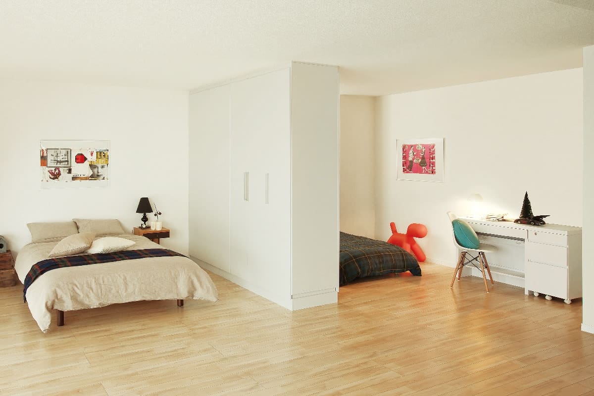 子供部屋の間仕切りとなりのヘーベリアン旭化成リフォーム株式会社