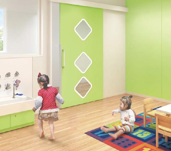 引戸の間仕切りによって、将来は個室として使える明るい子ども部屋に マンション バリアフリー 収納、和室、子ども 室LIXILリフォームネットリフォーム事例