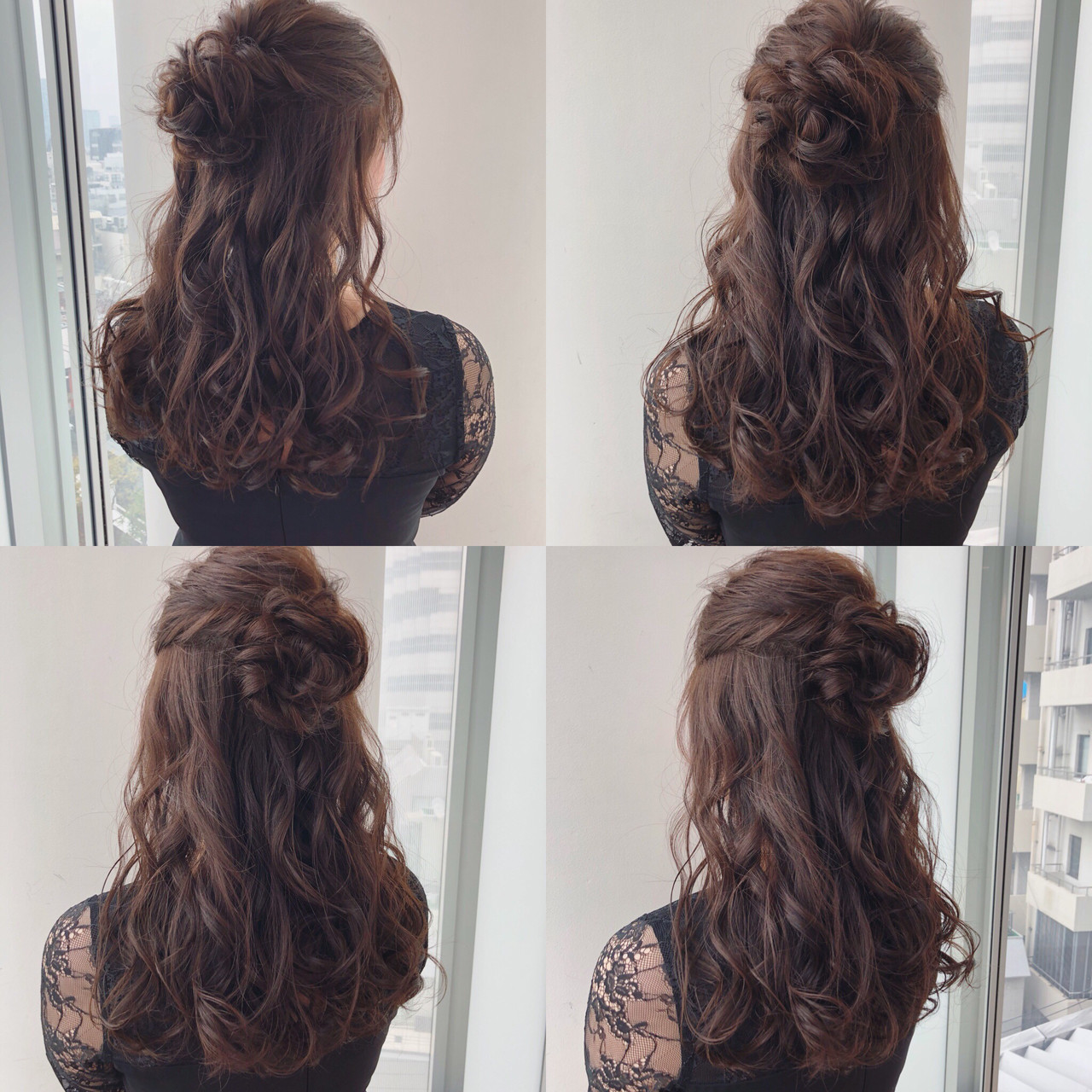 結婚式ヘアはハーフアップで♡自分でもできるヘアアレンジもあり♪ - Peachy ピーチィ- ライブドアニュース