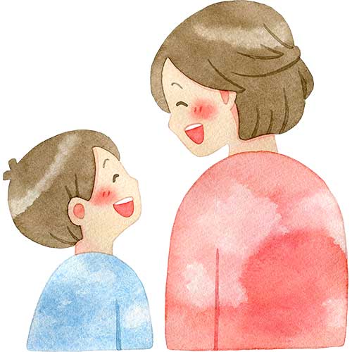 ママと2人の子供イラスト - No: 1537467無料イラスト・フリー素材なら「イラストAC」