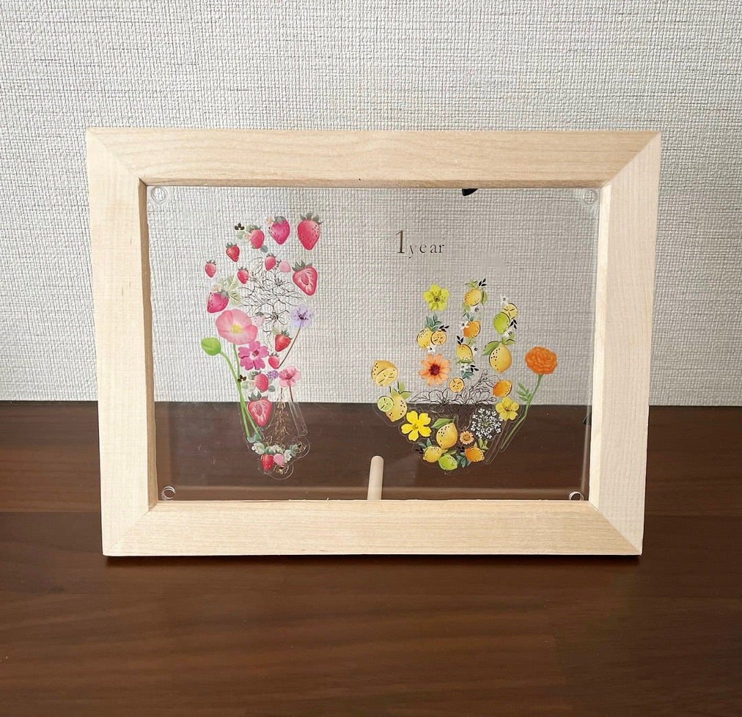楽天市場 赤ちゃん アート 手形足形 花・ガーデン・DIY の通販