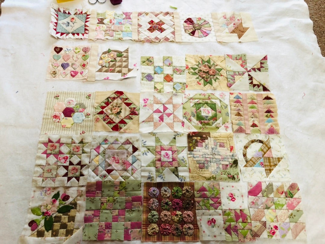 綿 生地 キルト 布 セット 100枚の 布 ヘッド 繰り返しの ない 純 綿の 花柄 パッチワーク DIY ベビーキルト 布 ヘッド キルティング生地 キルト 綿麻シーチング かわいい 布 花柄 クレイン □ mymama 限定カラー 柄 くすみカラー おしゃれ