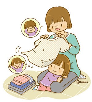 お母さんと子供のイラスト 女の子かわいいフリー素材集 いらすとや