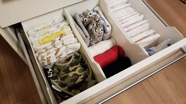 クローゼット収納方法 子供服購入品orおさがり