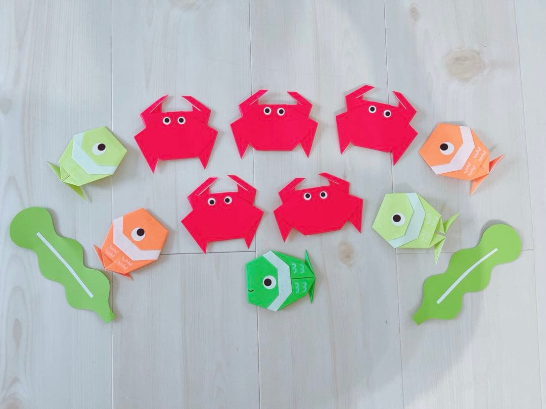 壁面飾り夏スイカカニ