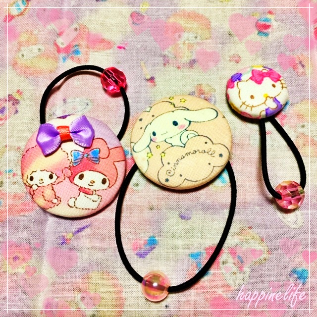 100均のパールビーズシュシュ ヘアゴムの作り方 シンプルエレガント