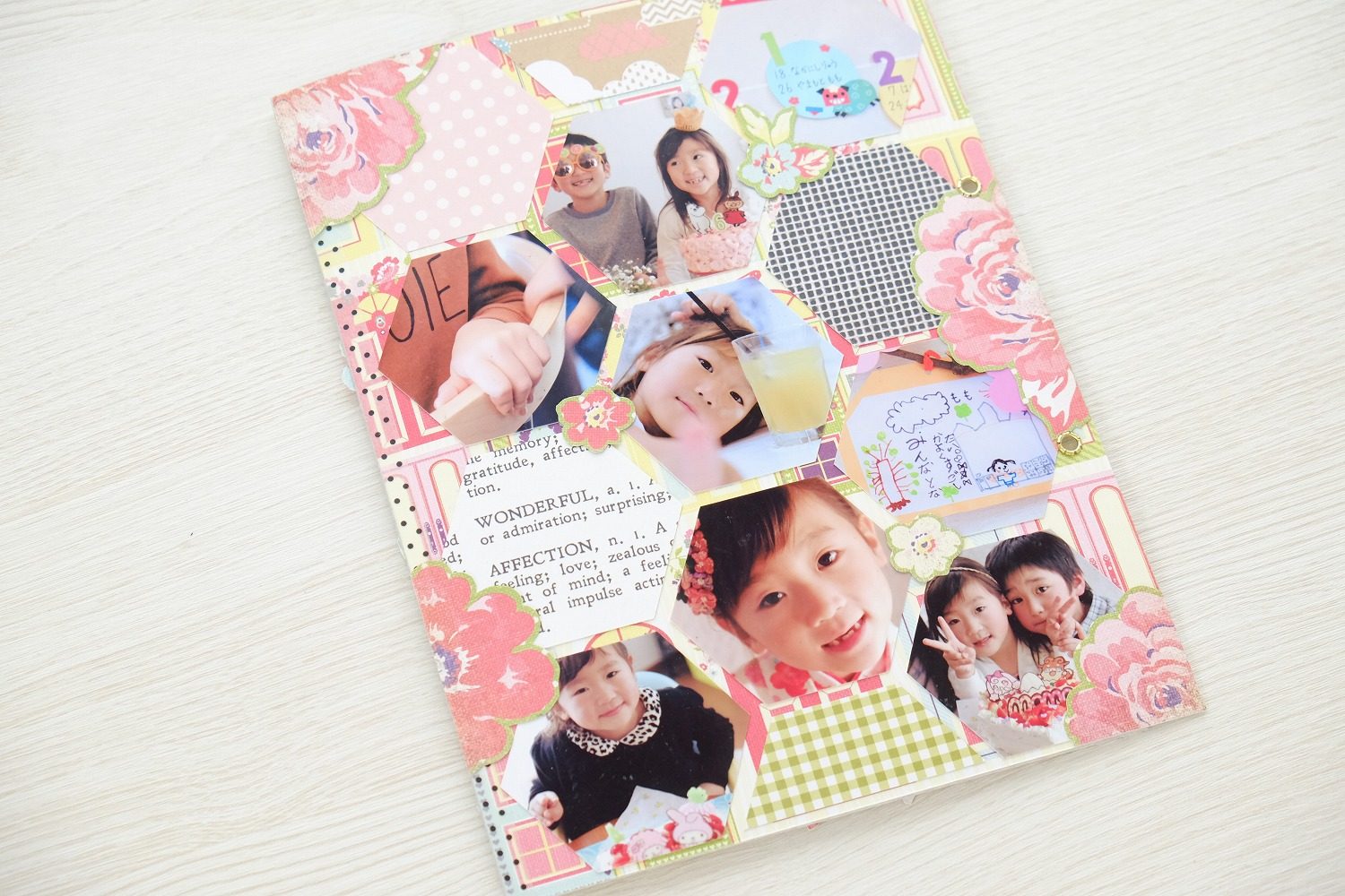 WEB限定品 アルバム ホームデコレーションアルバムシリーズ メッセージアルバム HDMA-L-CP EC コーラルピンクナカバヤシダイレクトショップ