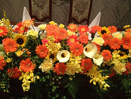 キラキラ花嫁に☆黄色のブーケ特集ウェディングブーケ倶楽部@大阪造花の手作りブーケレッスン専門店