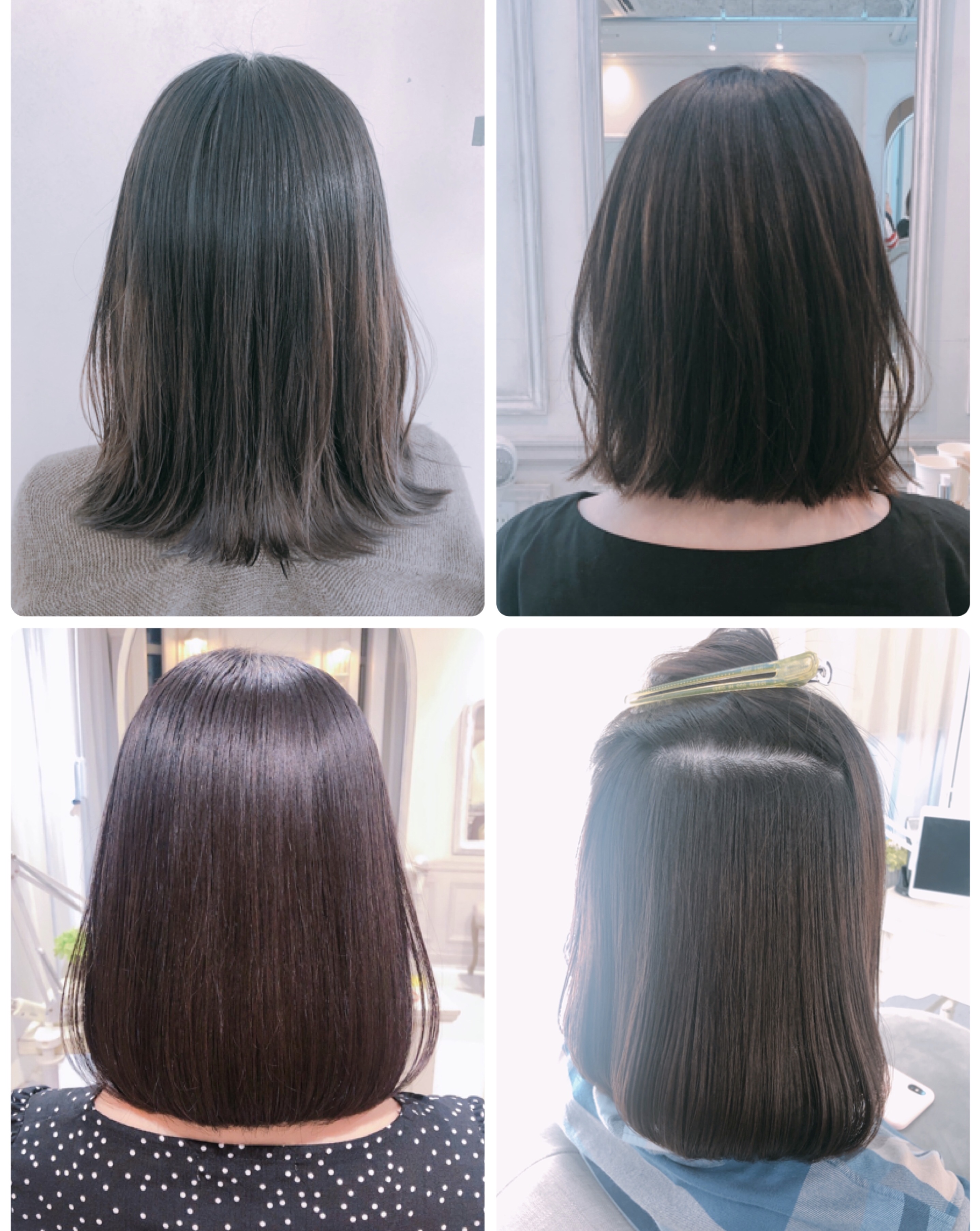 縮毛矯正でボブやショートボブが可愛い内巻きスタイルに♪ - 秦野 縮毛矯正と髪質改善に特化した美容室 SALON DE AIMER サロンドエメ