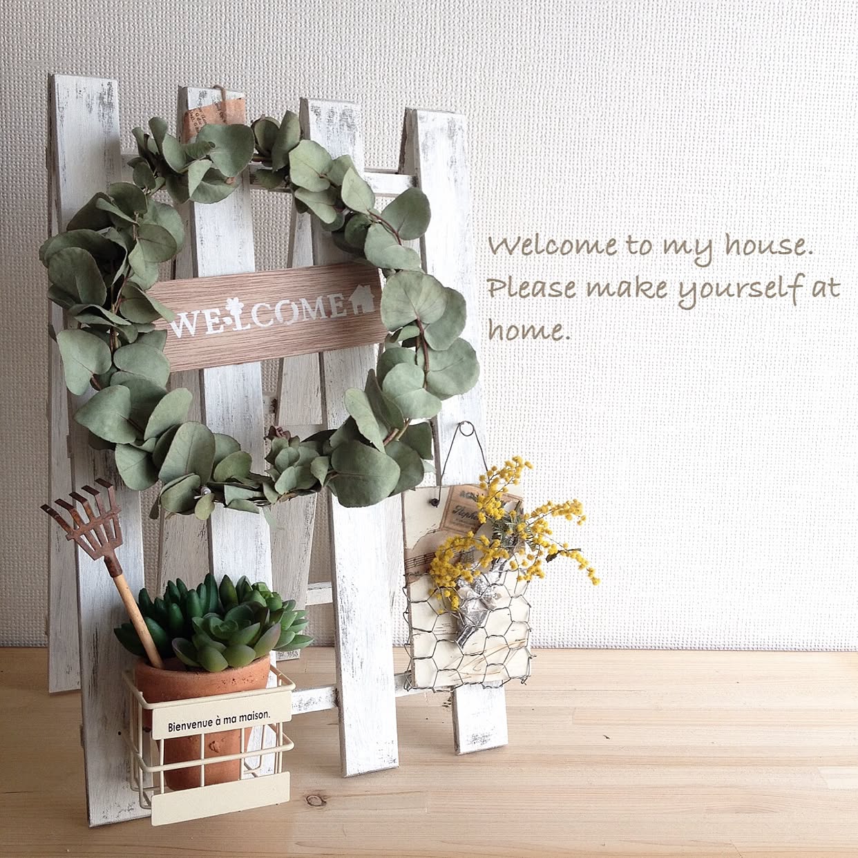 ウェルカムボード 玄関置物 ブライダル ウェルカムスペース 結婚式 - メルカリ