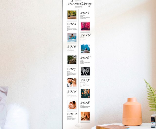 結婚記念日のインスタストーリー無料ベクトル素材