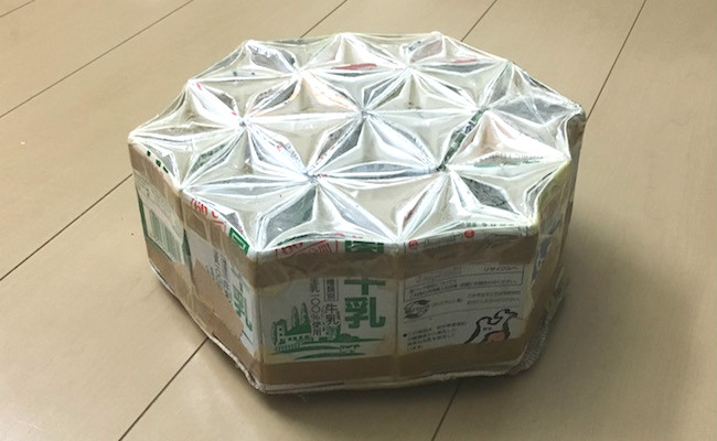 牛乳パックでソファー作り方TikTok