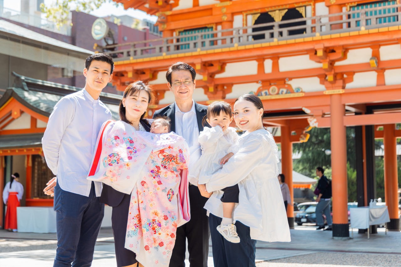 生田神社でお宮参りをしてきたレポートブログプレママ部