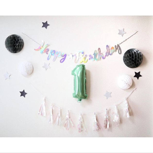 2025年 誕生日飾り付けは100均ダイソーで揃う！装飾アイテムと壁への付け方もゆる育ライフ